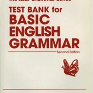 Test Bank For Basic English Grammar Second Edition by Helene Rubinstein Pitzer