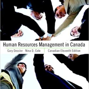 Test Bank Human Resources Management in Canada 11th Canadian