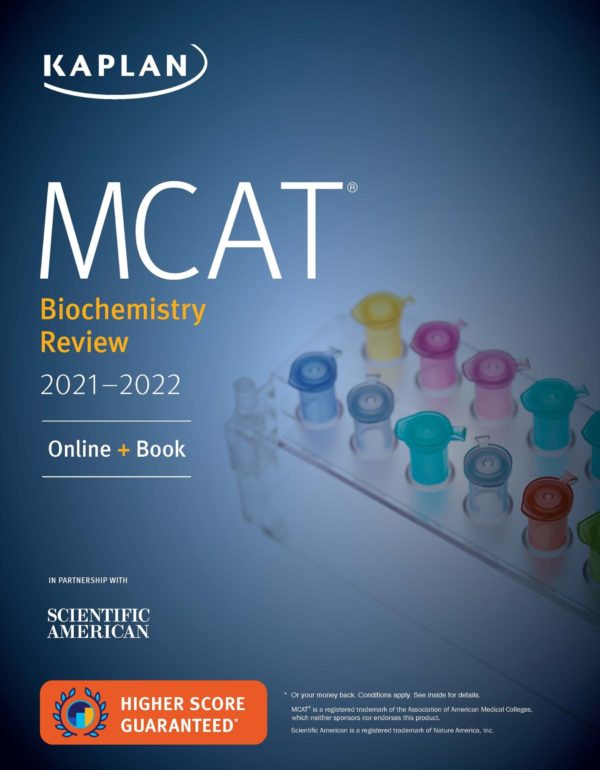 MCAT Biochemistry Review 2021-2022 (Kaplan Test Prep) by Kaplan Test Prep